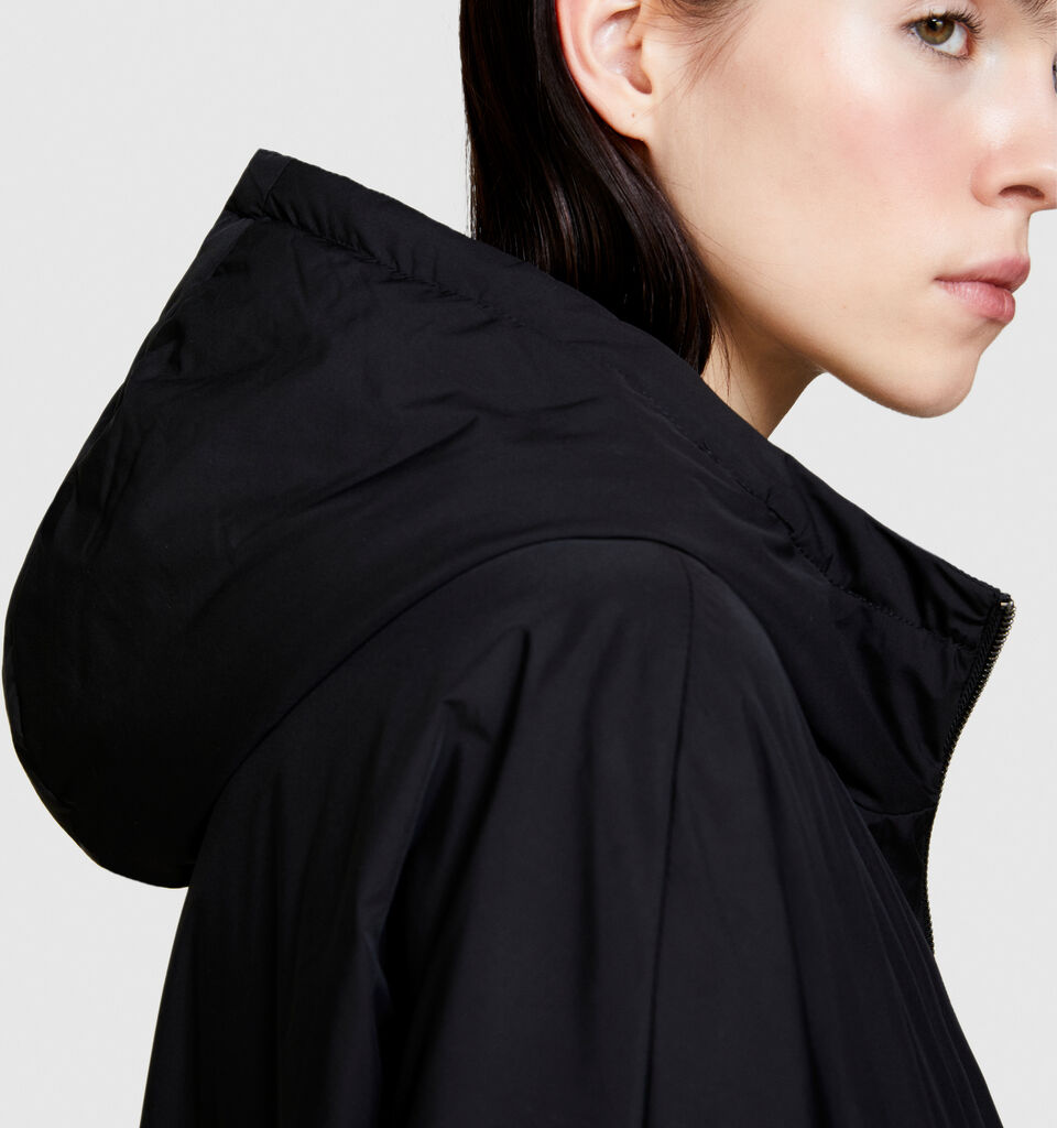 Oversized fit padded parka - women's jackets - Black | Sisley image number 5
